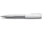 Penna Roller Faber-Castell Loom Piano M finiture in resina lucida bianca in elegante confezione regalo - 149275