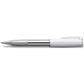 Penna Roller Faber-Castell Loom Piano M finiture in resina lucida bianca in elegante confezione regalo - 149275