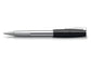 Penna Roller Faber-Castell Loom Piano M finiture in resina lucida nera in elegante confezione regalo - 149255