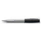 Penna Roller Faber-Castell Loom Piano M finiture in resina lucida nera in elegante confezione regalo - 149255