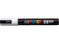 Marcatore a tempera POSCA Uni-Ball punta tonda 1,8-2,5 mm bianco M PC5M BI
