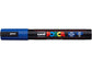 Marcatore a tempera POSCA Uni-Ball punta tonda 1,8-2,5 mm blu M PC5M B