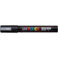 Marcatore a tempera POSCA Uni-Ball punta tonda 1,8-2,5 mm argento M PC5M ARG