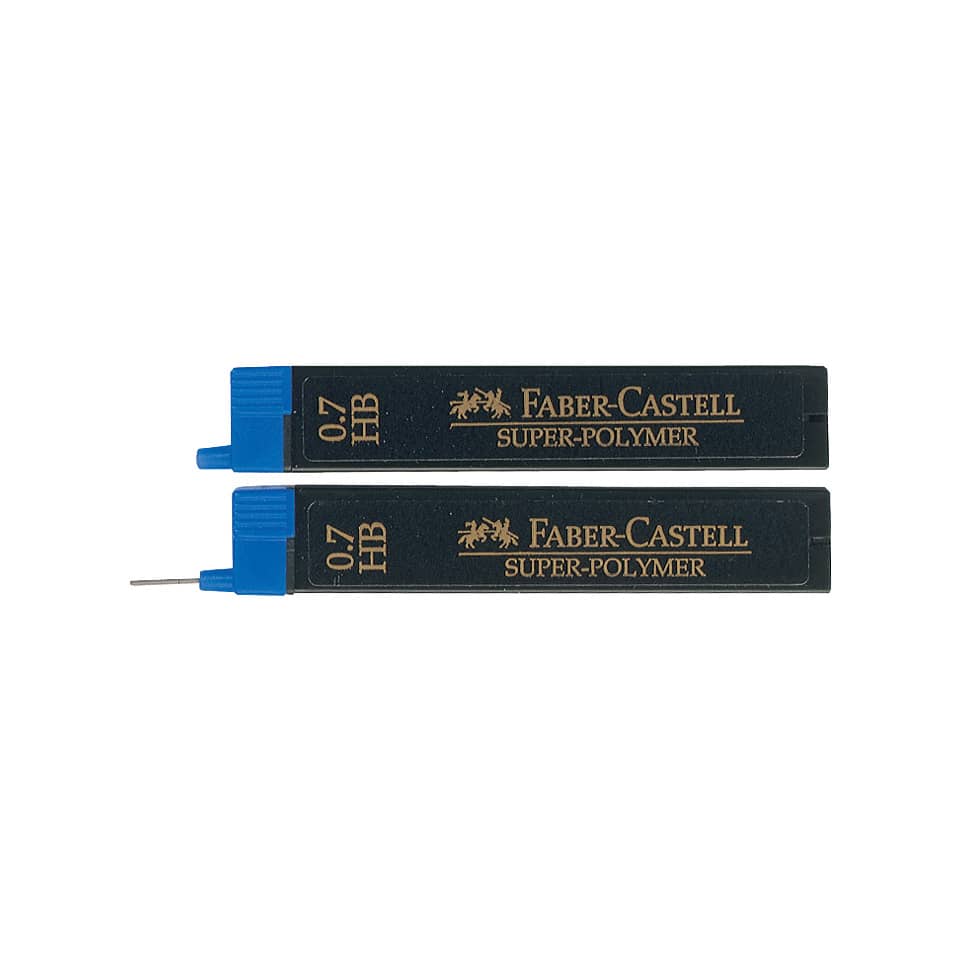 Mine Faber-Castell Super Polymer 0,7 mm HB astuccio da 12 - 120700