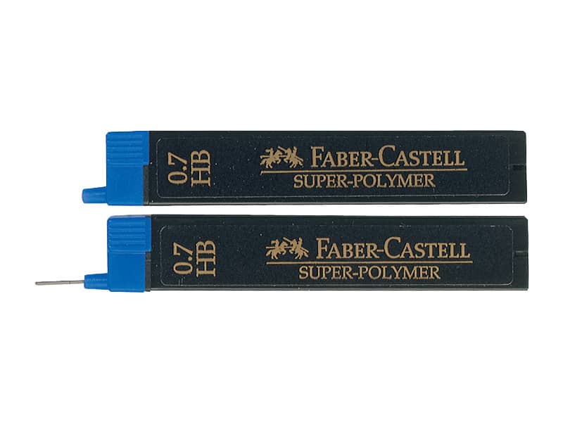 Mine Faber-Castell Super Polymer 0,7 mm HB astuccio da 12 - 120700