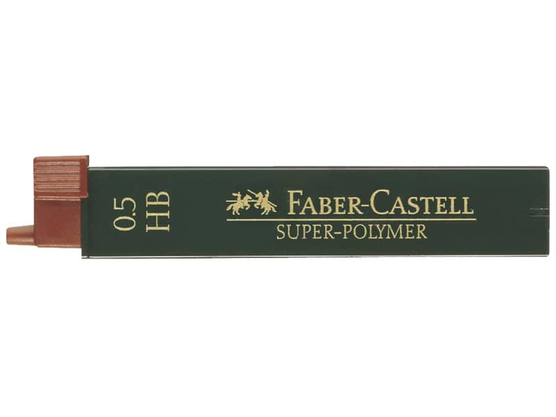 Mine Faber-Castell Super Polymer 0,5 mm HB astuccio da 12 - 120500