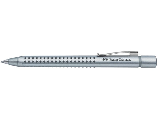 Penna a sfera a scatto Faber-Castell Grip 2011 XB argento 144111