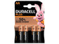 Batterie alcaline Duracell Plus Power Stilo 1500 mAh AA conf. da 4 - DU0100