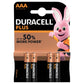 Batterie alcaline Duracell Plus Power Ministilo 2400 mAh AAA conf. da 4 - DU0200