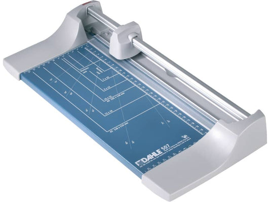 Taglierina a rullo Dahle Hobby pressino automatico max 8 fogli - luce 320-0,8 mm blu R900507