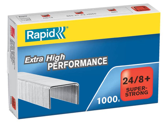 Punti metallici Rapid Super Strong 24/8+ conf. da 1000 - 24858500