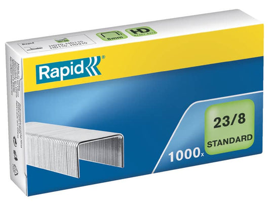 Punti metallici Rapid Standard 23/8  conf. da 1000 - 24869200