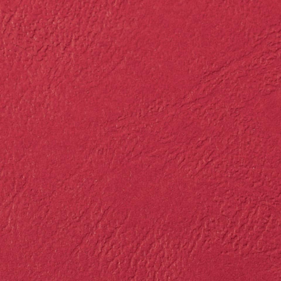 Copertine per rilegatura GBC Leathergrain in cartoncino goffrato rosso  conf da 100 copertine - CE040031