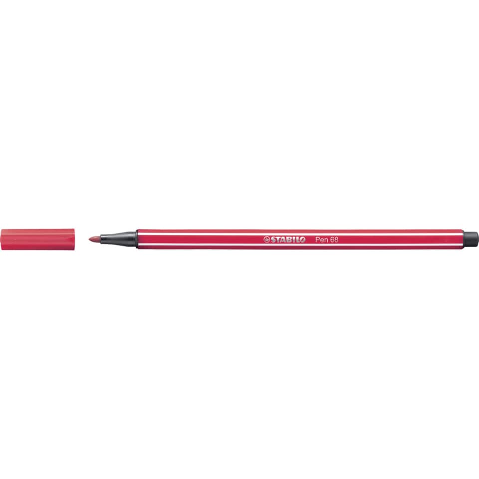 Pennarello Stabilo Pen 68 1 mm  rosso scuro - 68/50