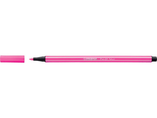 Pennarello Stabilo Pen 68 1 mm rosa fluo - 68/056