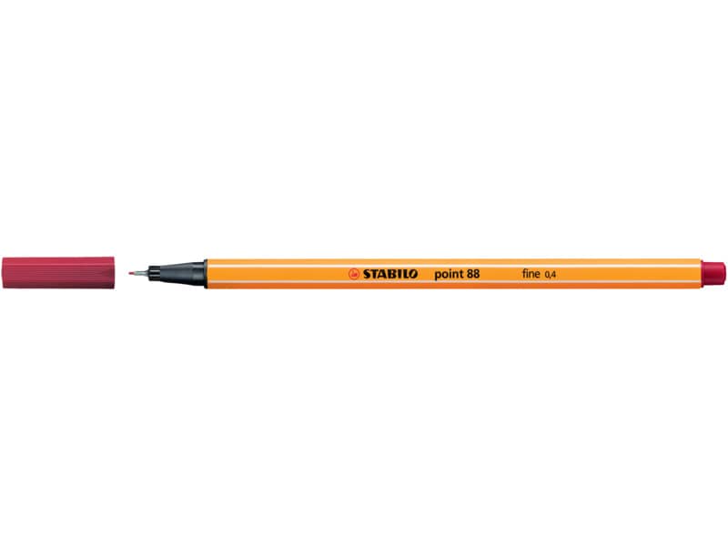 Fineliner Stabilo Point 88® 0,4 mm rosso cremisi - 88/50