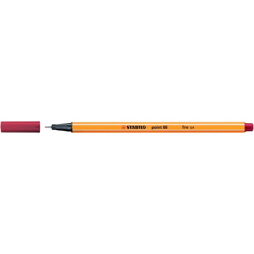 Fineliner Stabilo Point 88® 0,4 mm rosso cremisi - 88/50