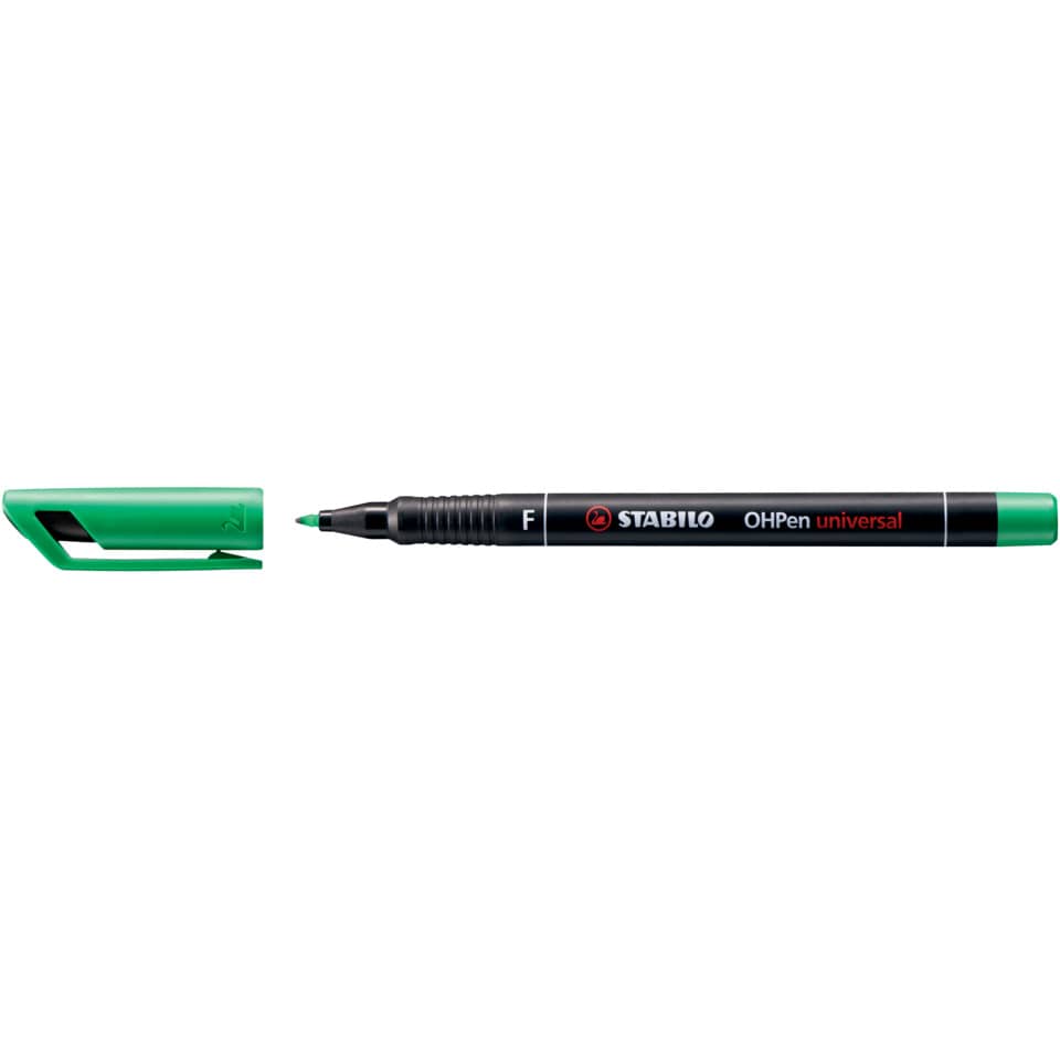 Penna Stabilo OHPen universal Fine (F) 0,7 mm verde 842/36