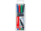 Penne Stabilo OHPen universal Medio (M) 1 mm assortiti astuccio da 4 - 843/4