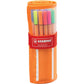 Fineliner Stabilo Point 88 0,4 mm assortiti 25 colori standard + 5 Neon rotolo da 30 - 8830-2