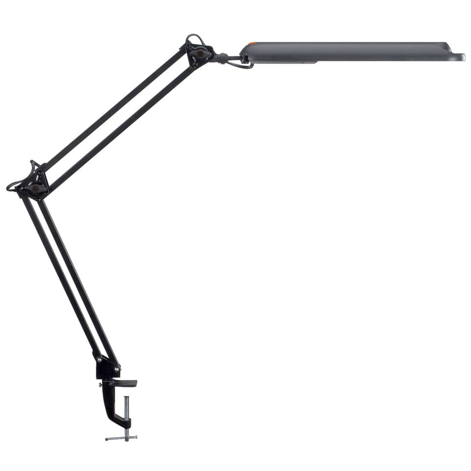 Lampada da scrivania MAUL a risparmio energetico MAULaltantic con morsetto metallo nero G23 11 W - 8213590
