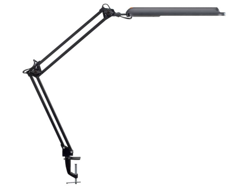 Lampada da scrivania MAUL a risparmio energetico MAULaltantic con morsetto metallo nero G23 11 W - 8213590