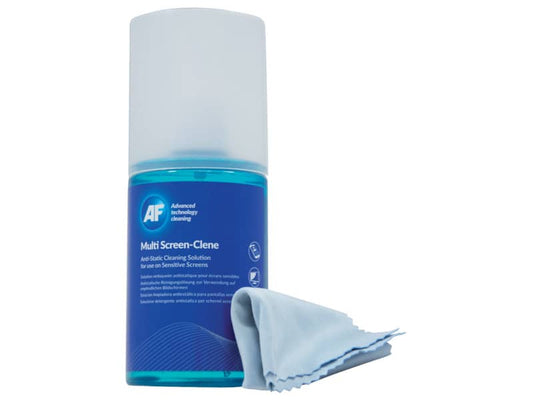 Spray e panno di pulizia AF International bomboletta da 200 ml con panno Multi-Screen-Clene - AMCA_200MIF