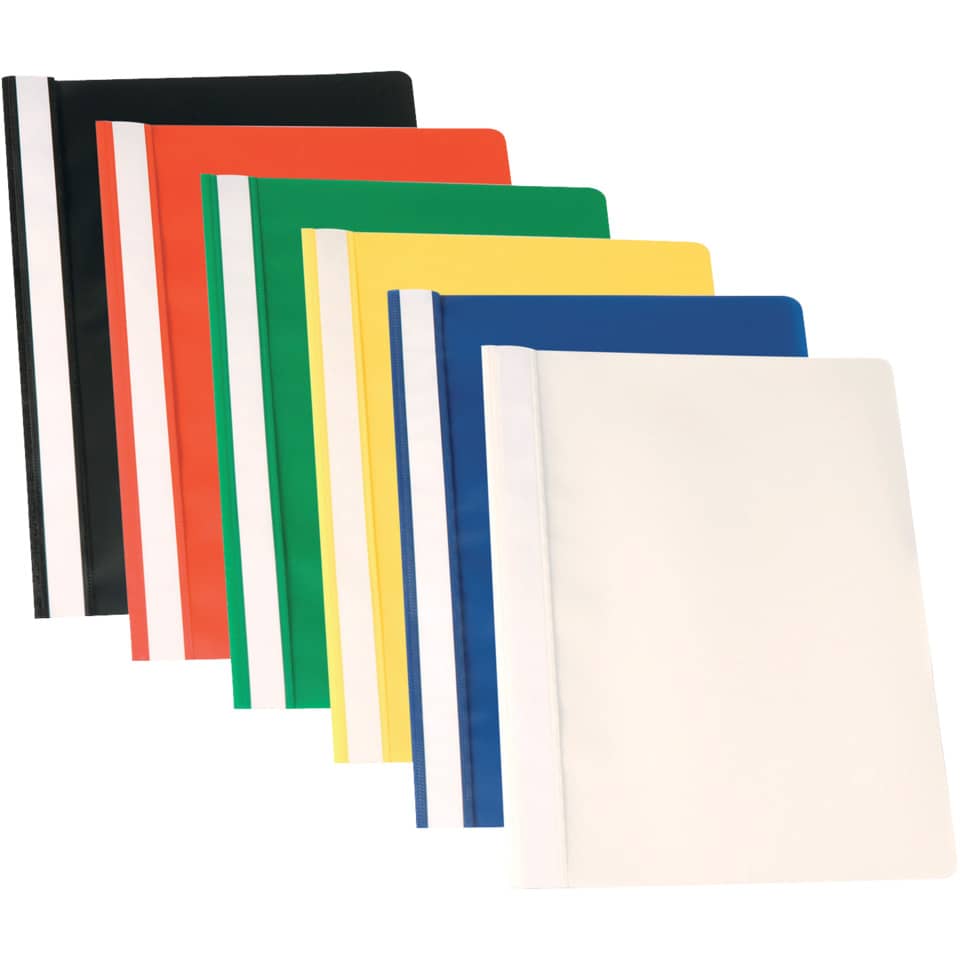 Cartellina ad aghi Q-Connect ppl ecologico A4 bianco KF01656