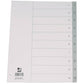 Divisore numerico Q-Connect grigio 22,5x29,7 cm ppl 1-10 KF01825