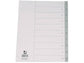 Divisore numerico Q-Connect grigio 22,5x29,7 cm ppl 1-10 KF01825