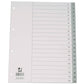 Divisore numerico Q-Connect grigio 22,5x29,7 cm ppl 1-20 KF01828