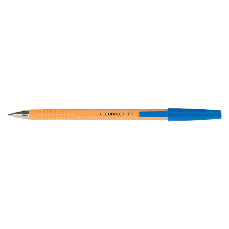 Penna a sfera Q-Connect F blu  conf. da 20 - KF34047