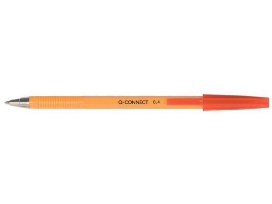 Penne a sfera Q-Connect F rosso conf. da 20 - KF34048