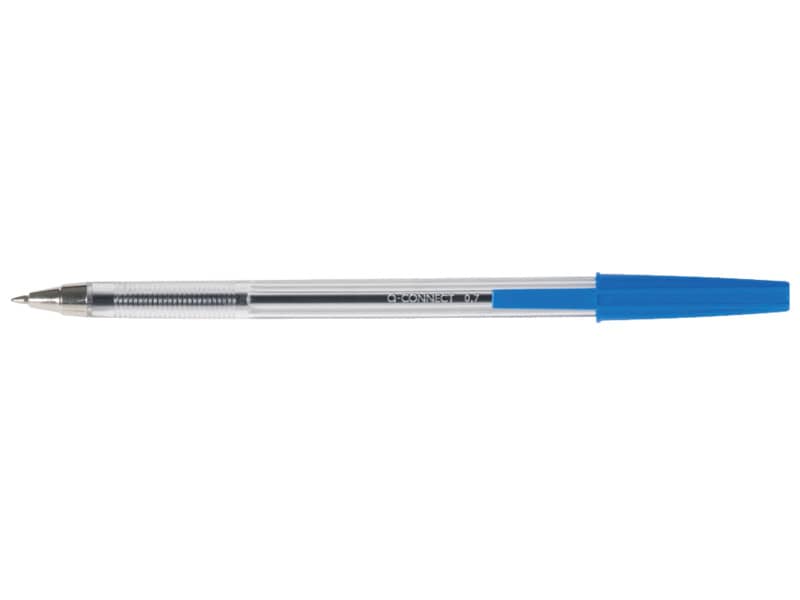 Penna a sfera Q-Connect tratto M - blu conf. 20 pezzi - KF34043