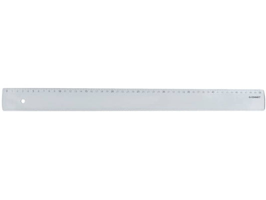 Righello Q-Connect trasparente 50 cm  KF00589