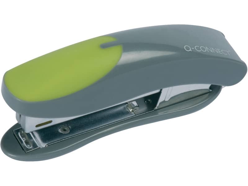 Cucitrice fino a 12 fogli Q-Connect grigio/verde KF00991
