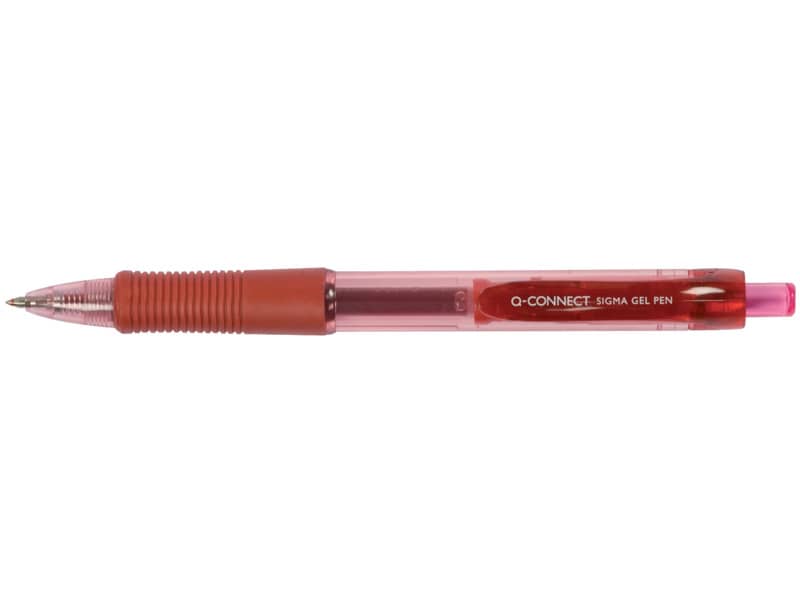 Penna a sfera inchiostro gel Q-Connect Sigma M rosso KF00383