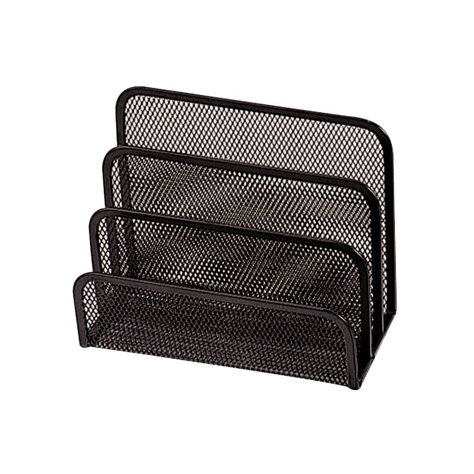 Sparticarte in metallo Q-Connect 17x13,5x8,3 cm nero KF00876