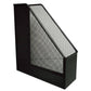 Portariviste in metallo Q-Connect 9,5x29,5x25,8 cm nero KF00862