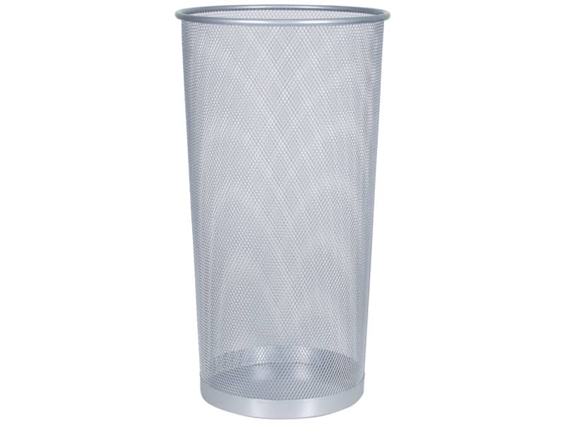 Portaombrelli in metallo Q-Connect 22.6 l h 50 cm x diametro 27,5 cm argento KF00828