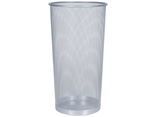 Portaombrelli in metallo Q-Connect 22.6 l h 50 cm x diametro 27,5 cm argento KF00828