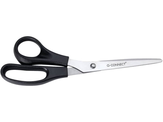Forbici per mancini Q-Connect nero 21 cm E-KF15757 IA