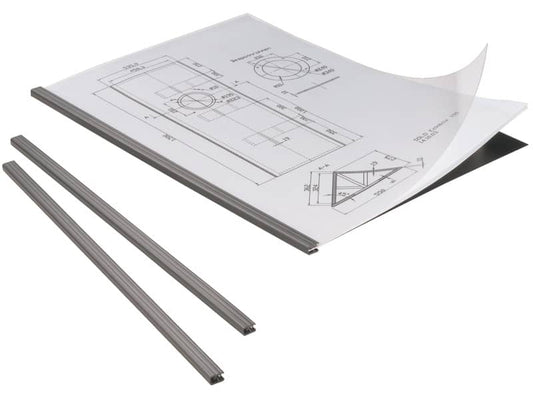 Sistema di rilegatura DURABLE SET DURAGRIP® plastica nero capacità: 1-15 fogli A4 - 294201