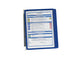 Leggio da parete DURABLE VARIO® WALL 5 pannelli A4 metallo/polipropilene blu 555107