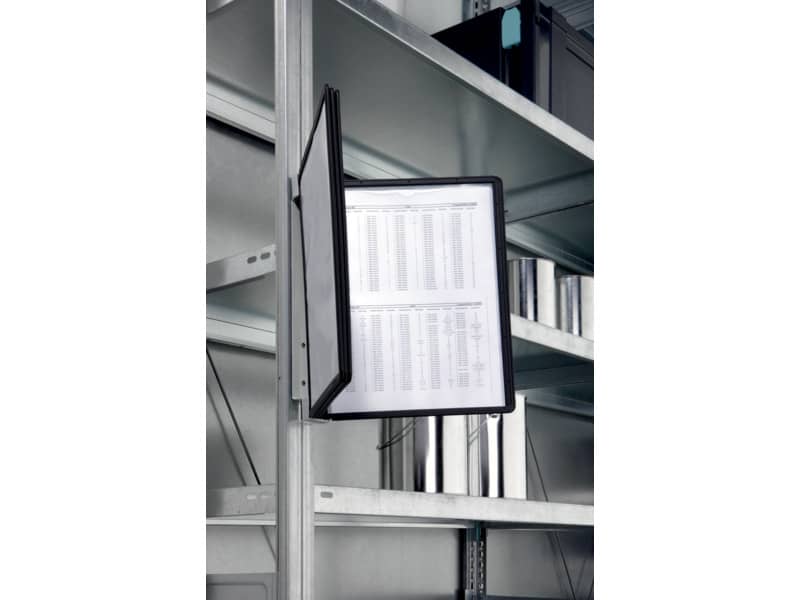 Leggio da parete DURABLE VARIO® MAGNET WALL 5 pannelli A4 nero - 591401