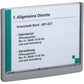 Targhe DURABLE CLICK SIGN ABS trasparente/grafite A5 210x148,5 mm 486637