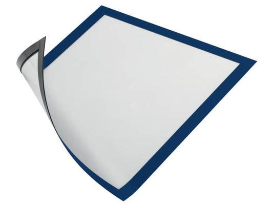 Cornici con pannello magnetico DURABLE DURAFRAME® MAGNETIC A4 PVC rigido blu scuro 236x323 mm conf. 5 - 486907
