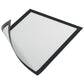 Cornici con pannello magnetico DURABLE DURAFRAME® MAGNETIC A4 PVC rigido nero 236x323 mm  conf. 5 - 486901