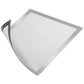 Cornici con pannello magnetico Durable DURAFRAME® MAGNETIC A4 PVC rigido argento met. 236x323 mm conf. 5 - 486923