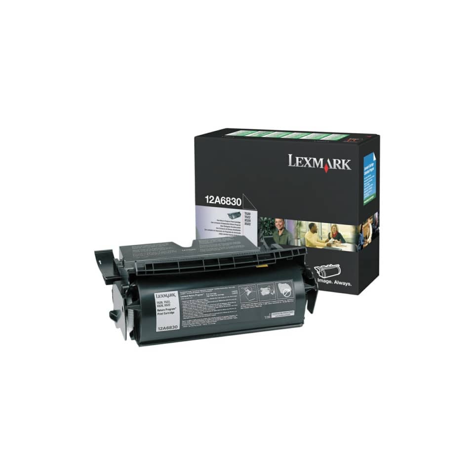 Toner return program Lexmark nero  12A6830